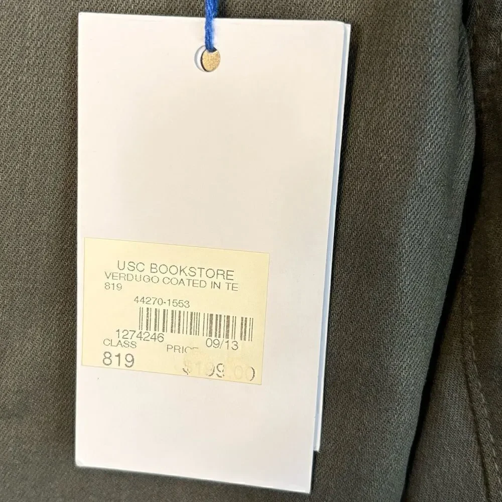NWT Paige Verdugo Skinny Green Jeans Ankle Size 28